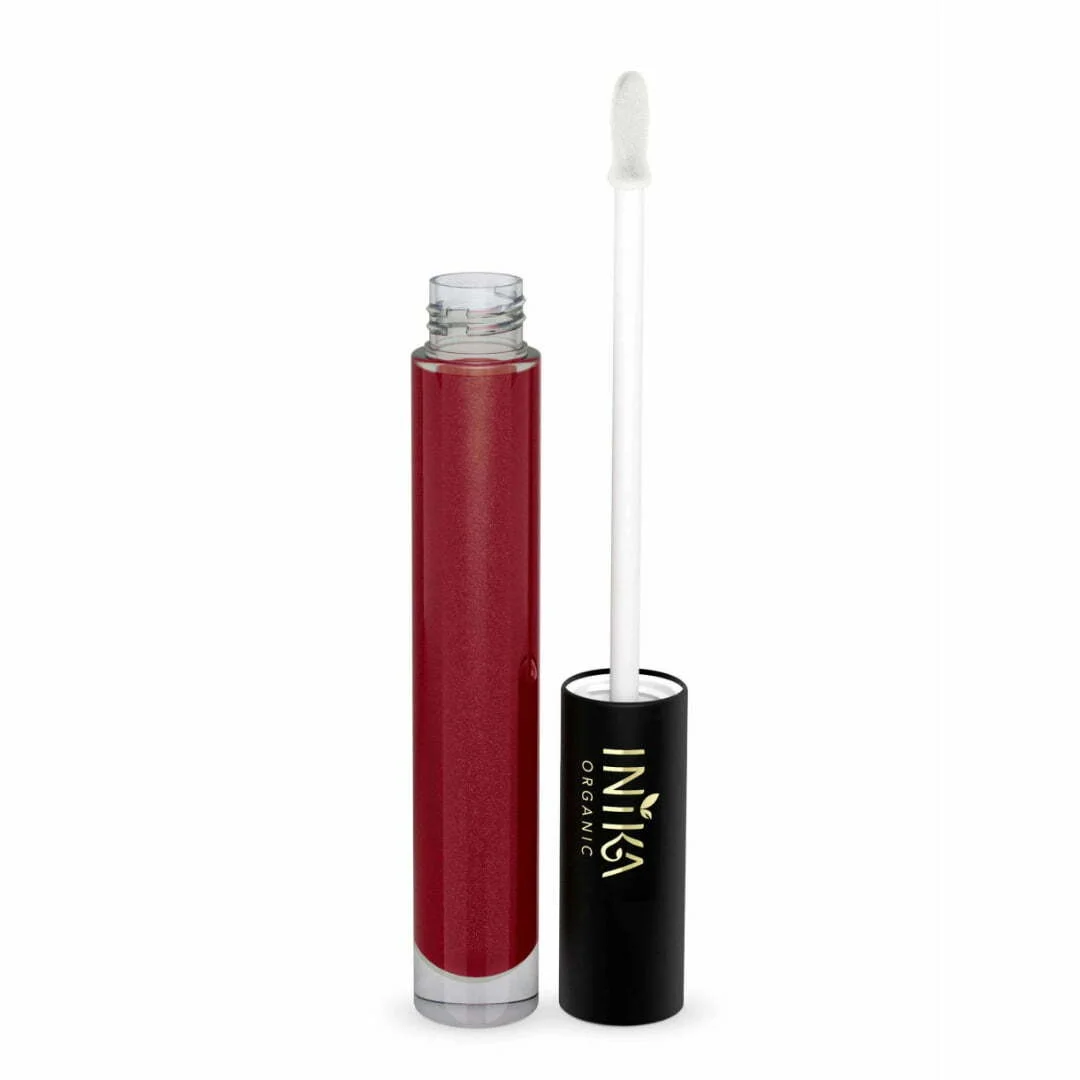 inika lip glaze cherry