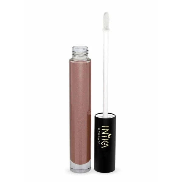 inika lip glaze hazelnut