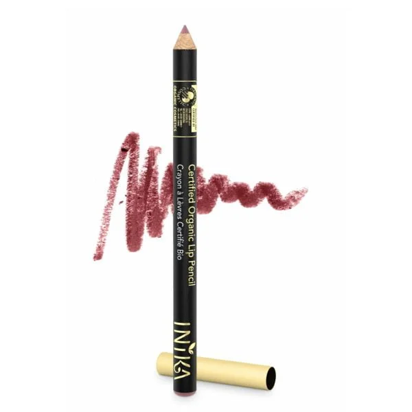 inika lip pencil dusty rose