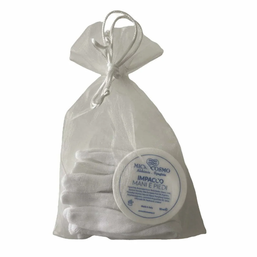 Nourishing Hand and Foot Wrap 50 ml + Cotton Gloves