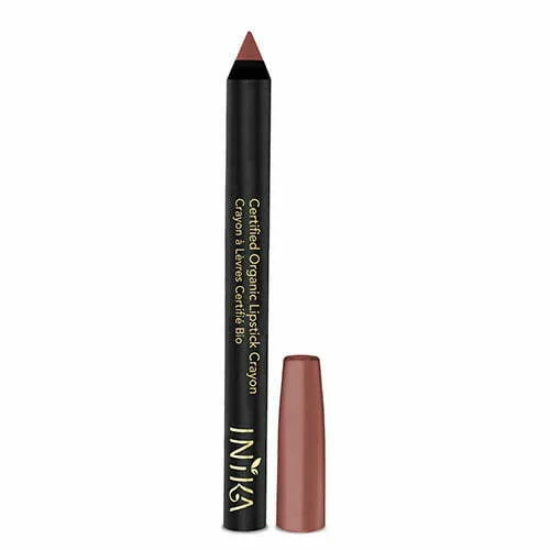 Inika CO Lipstick Dark Crayon Tan Nude