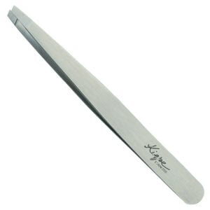 super stainless steel tweezers oblique tip