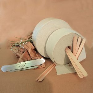Cotton muslin roll for epilation