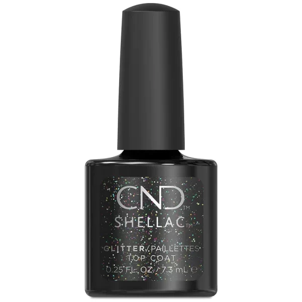 shellac glitter top coat