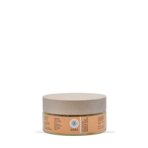 scrub in olio papaya cocco corpo