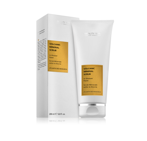 volcanic mineral scrub scrub minerale sotto la doccia