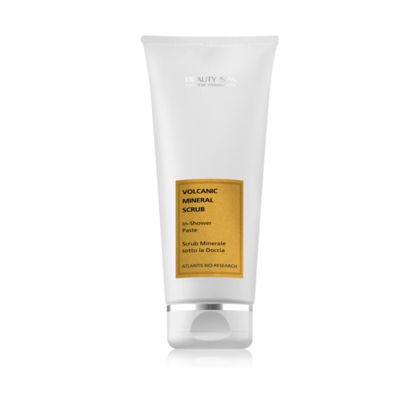 volcanic mineral scrub scrub minerale sotto la doccia