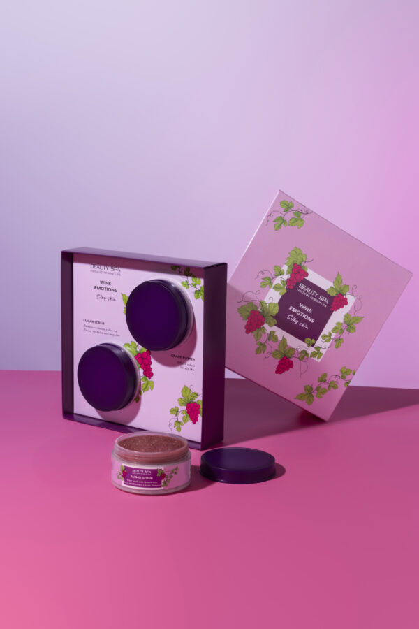 kit wine emotions scrub + burro