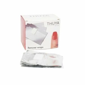 remover wraps thuya con cotone