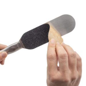 raspa pedicure in acciaio inox 2 facce