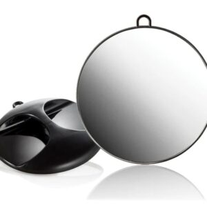 circle mirror black